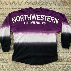 Spirit Jersey Northwestern Long Sleeve Shirt Medium
